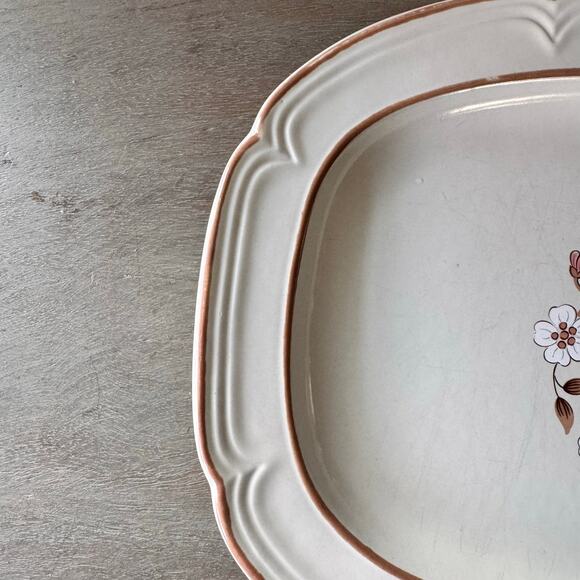 The Covington Edition Idlewild Vintage 12.5" Serving Platter Stoneware Japan - Picture 8 of 14